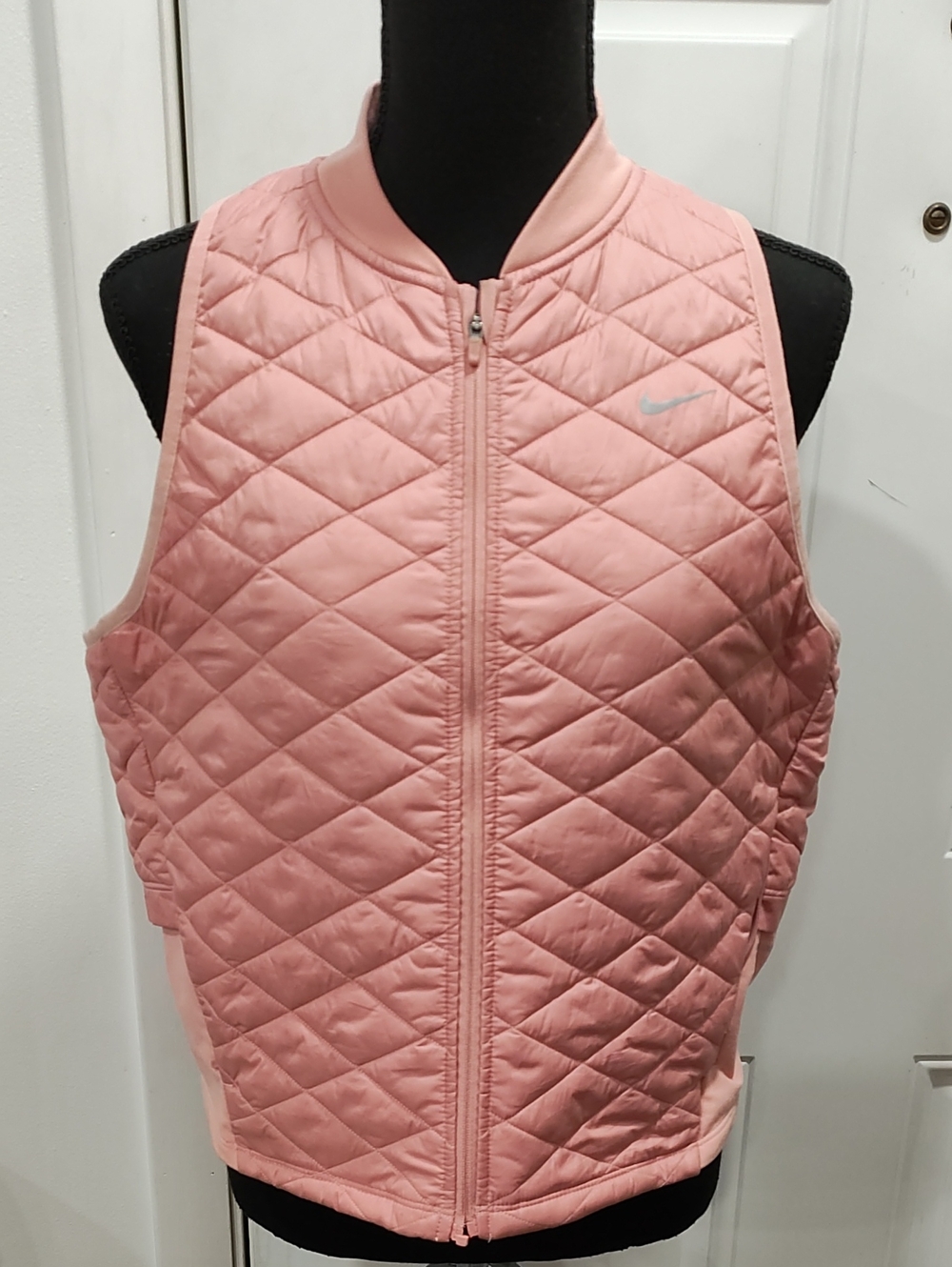 Nike Pink Quilted Sleeveless Vest